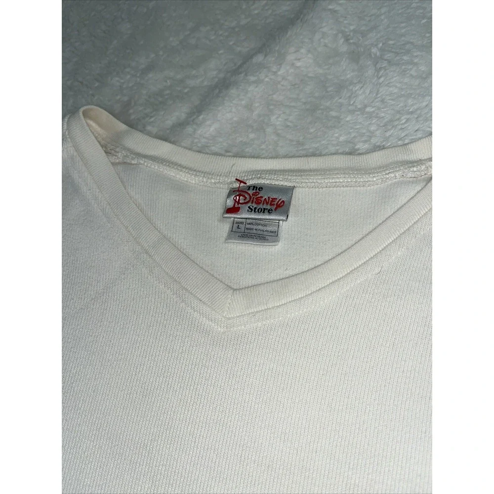 The Disney Store 101 Dalmatians Lightweight‎ Sweatshirt Paw Print Pattern Size L